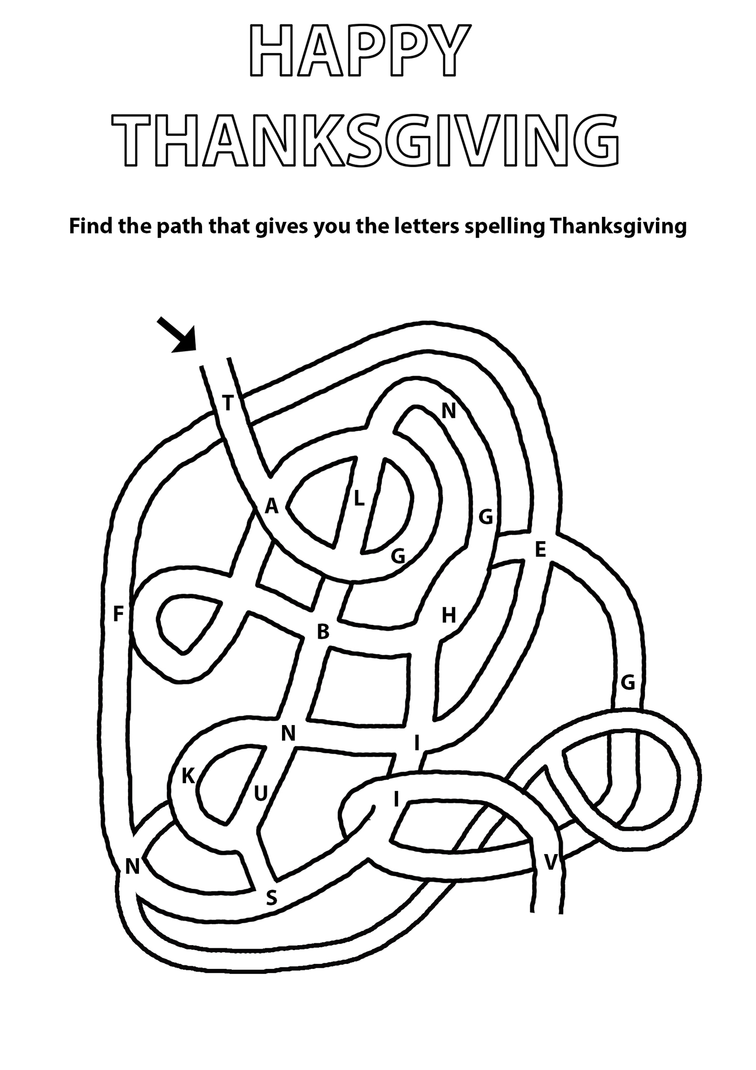 141 Challenging Thanksgiving Mazes Printable 49