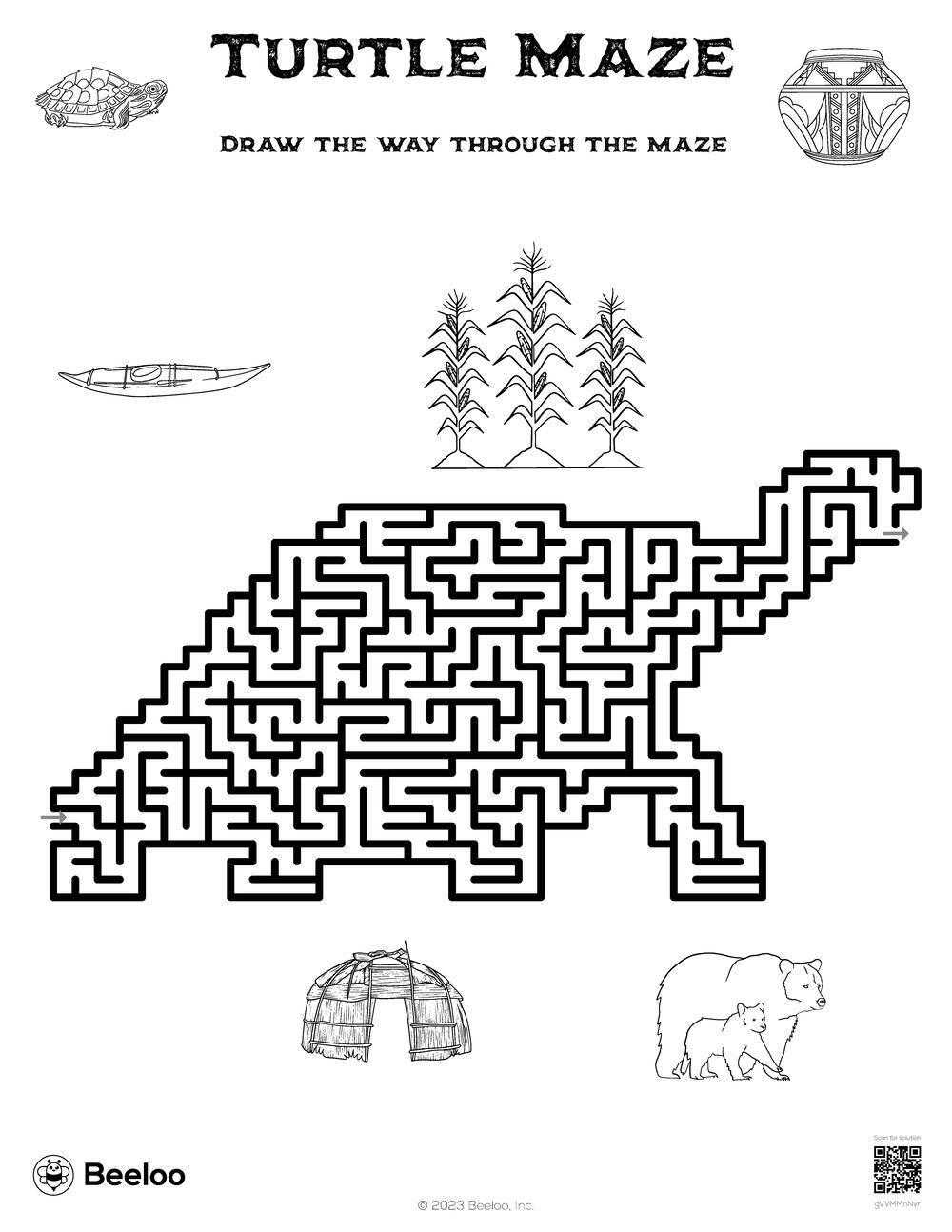 141 Challenging Thanksgiving Mazes Printable 62