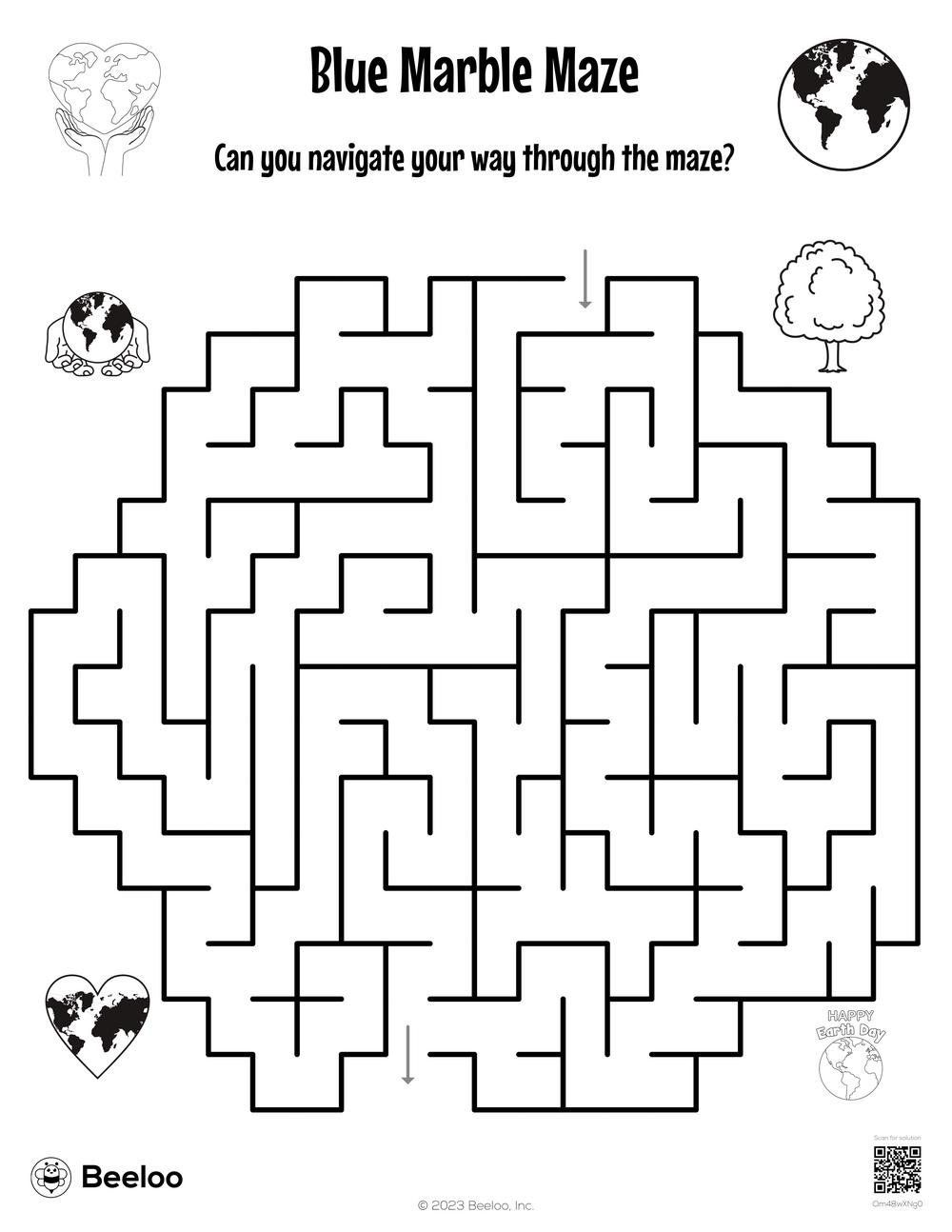 141 Challenging Thanksgiving Mazes Printable 64