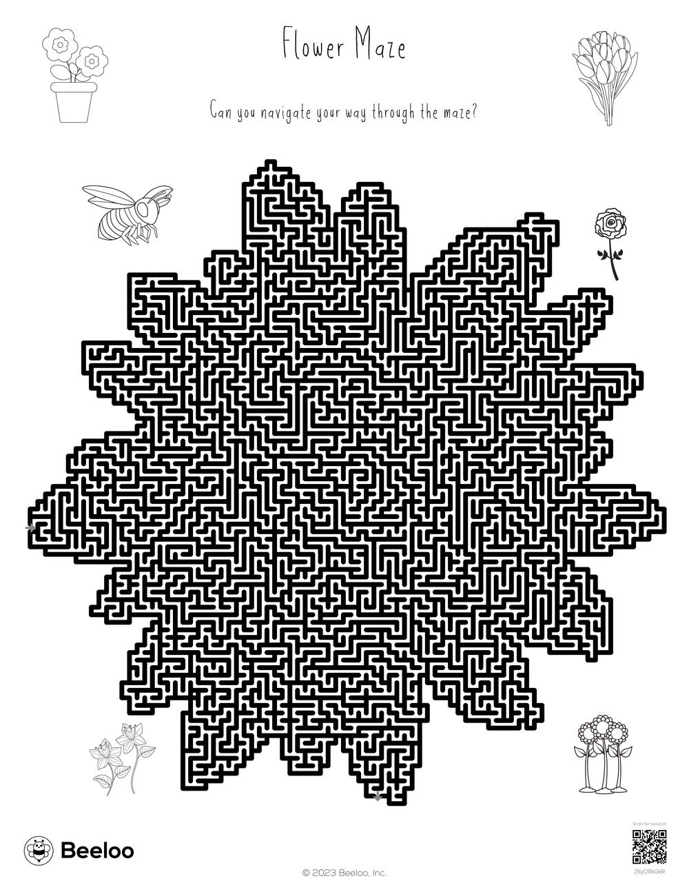 141 Challenging Thanksgiving Mazes Printable 89