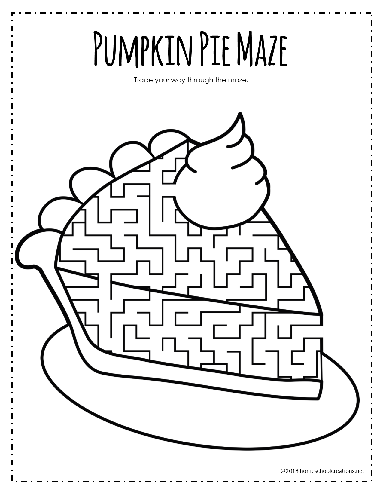 141 Challenging Thanksgiving Mazes Printable 94