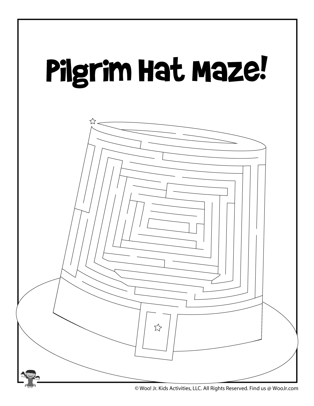 141 Challenging Thanksgiving Mazes Printable 95