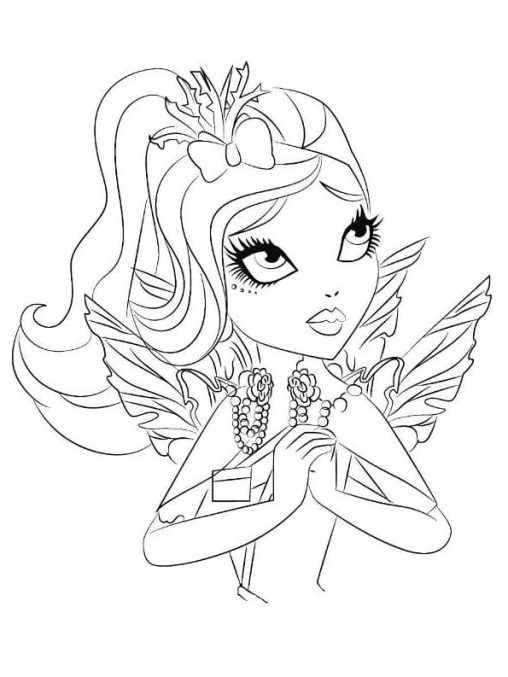 145 Enchanting Ever After High Coloring Pages Printable 106