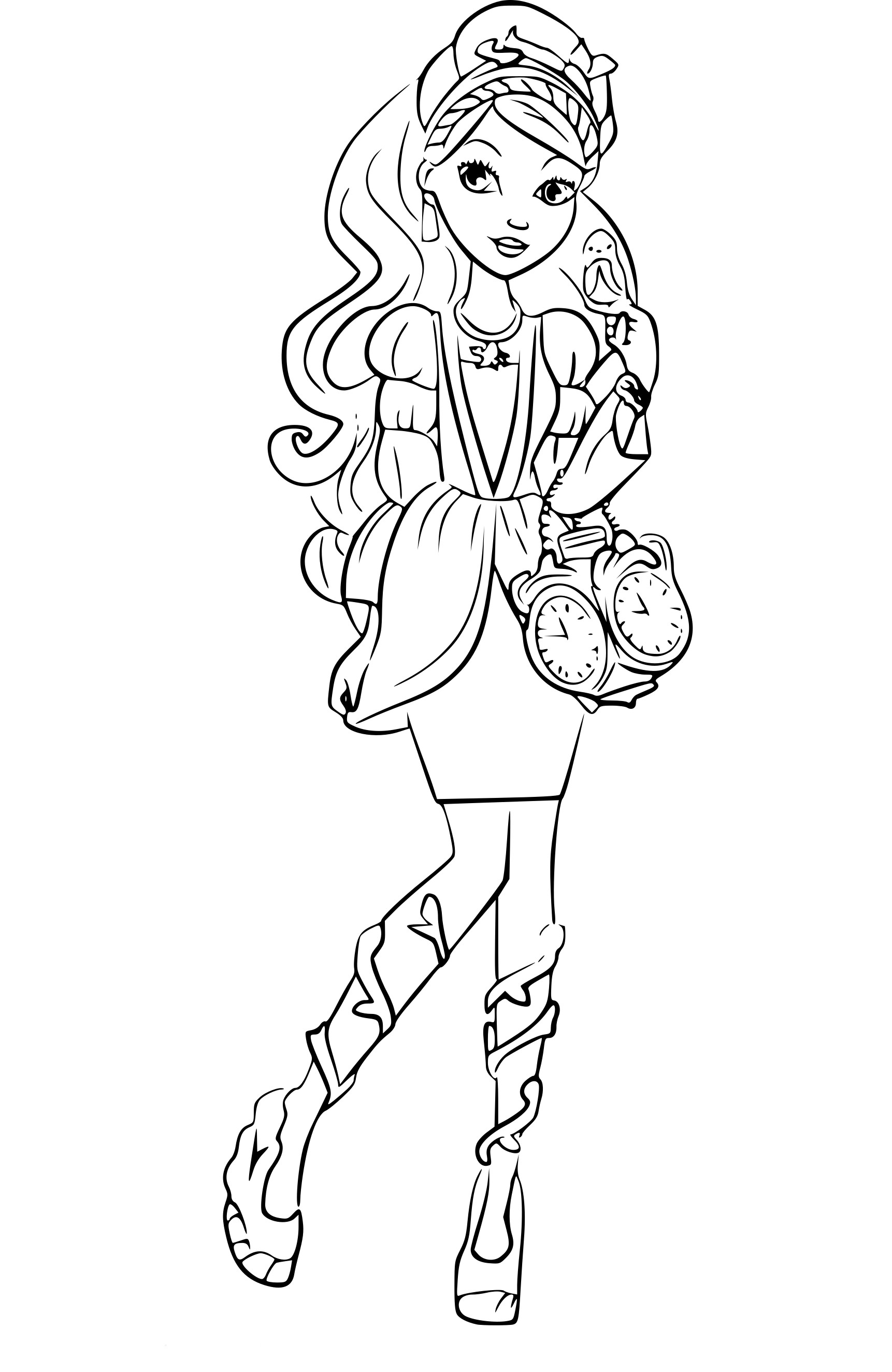 145 Enchanting Ever After High Coloring Pages Printable 109