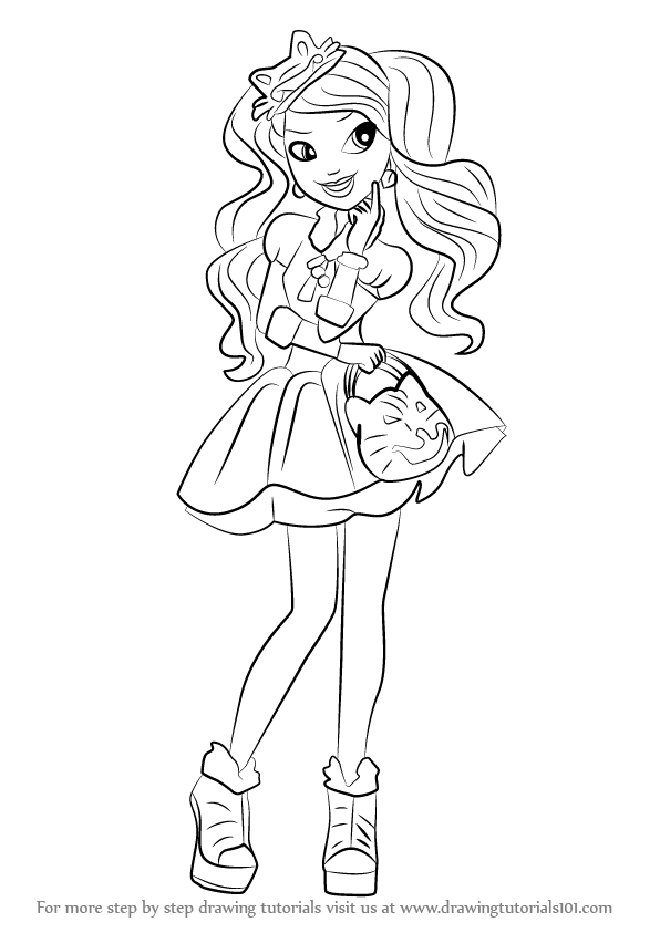 145 Enchanting Ever After High Coloring Pages Printable 123