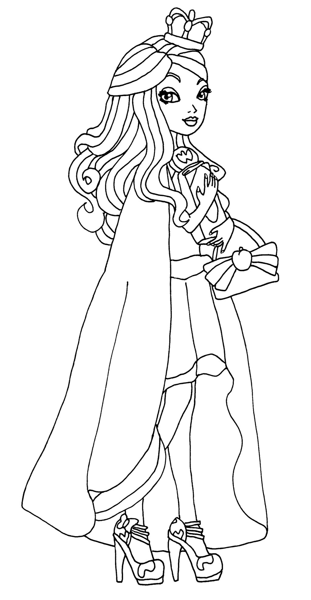 145 Enchanting Ever After High Coloring Pages Printable 139