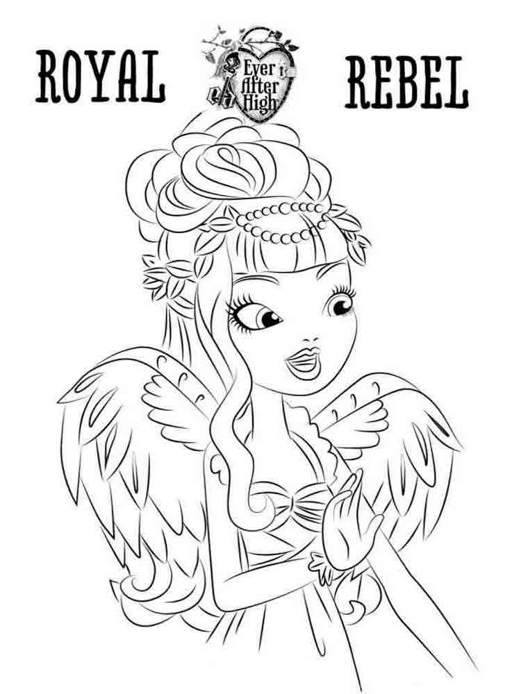 145 Enchanting Ever After High Coloring Pages Printable 141