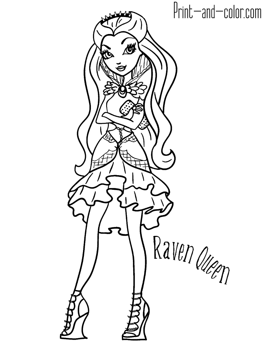 145 Enchanting Ever After High Coloring Pages Printable 18