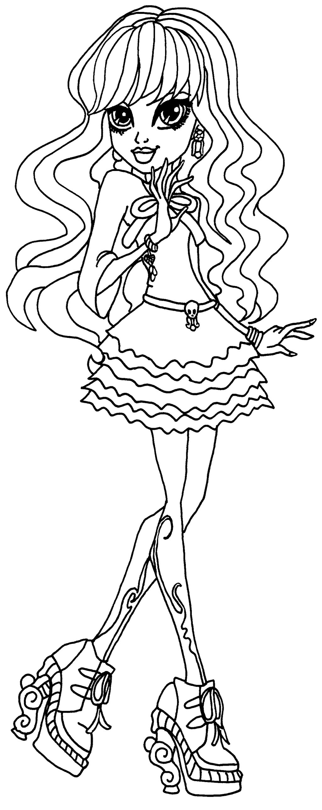 enchanting ever after high coloring pages printable jpg