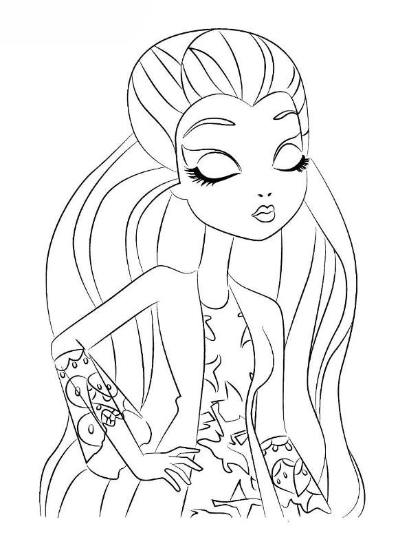 enchanting ever after high coloring pages printable jpg