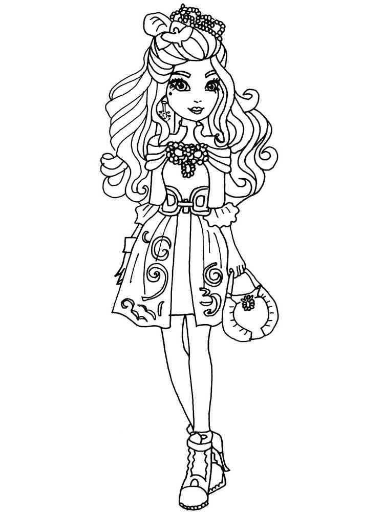 145 Enchanting Ever After High Coloring Pages Printable 31