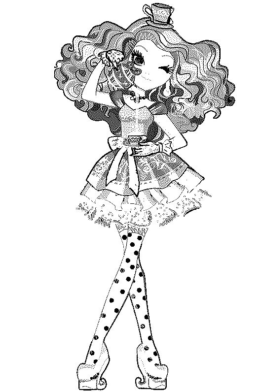 145 Enchanting Ever After High Coloring Pages Printable 38