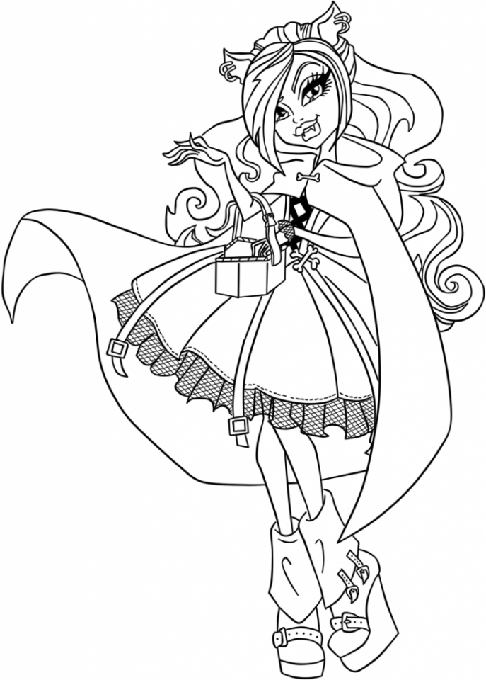 145 Enchanting Ever After High Coloring Pages Printable 47