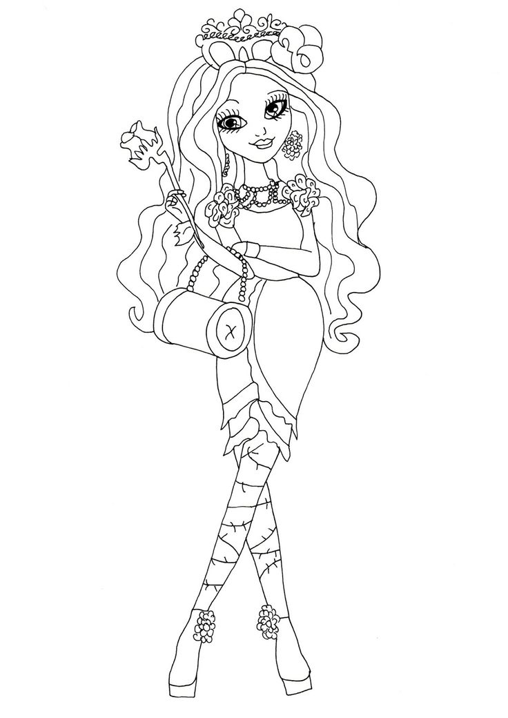 145 Enchanting Ever After High Coloring Pages Printable 5