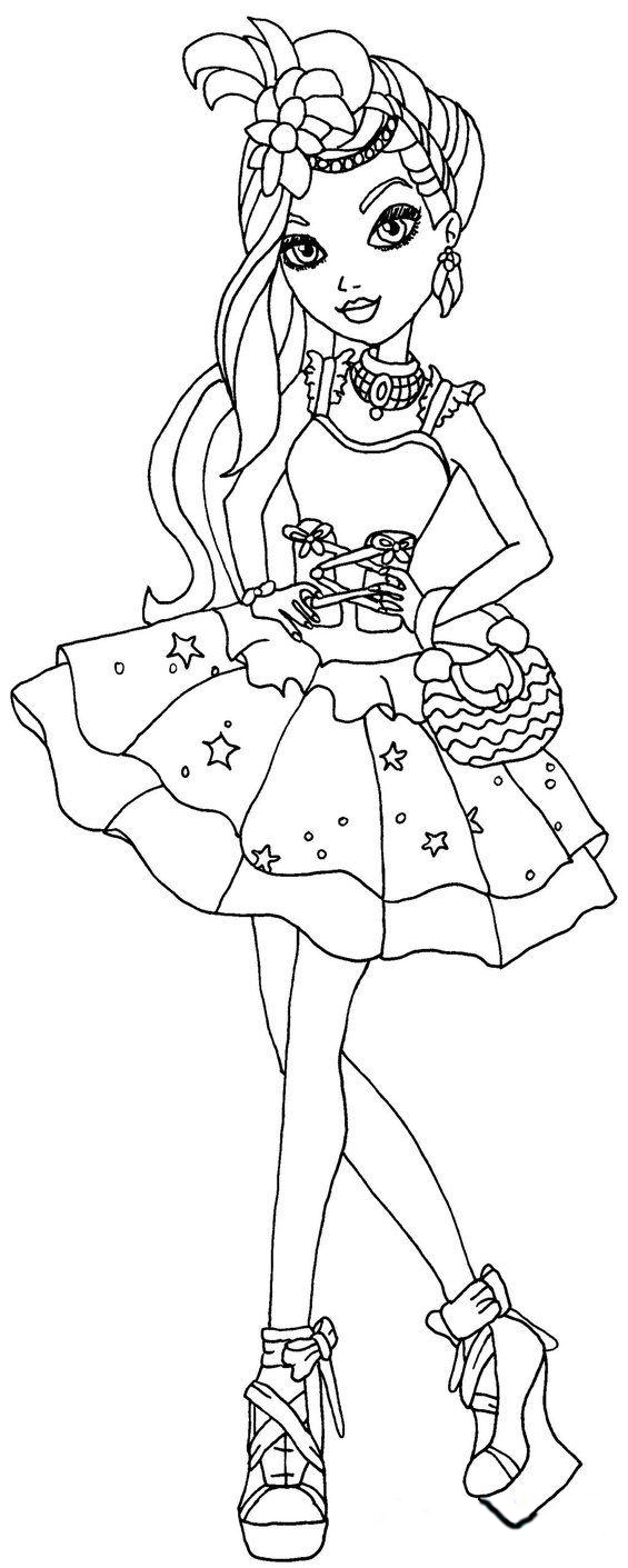 145 Enchanting Ever After High Coloring Pages Printable 50