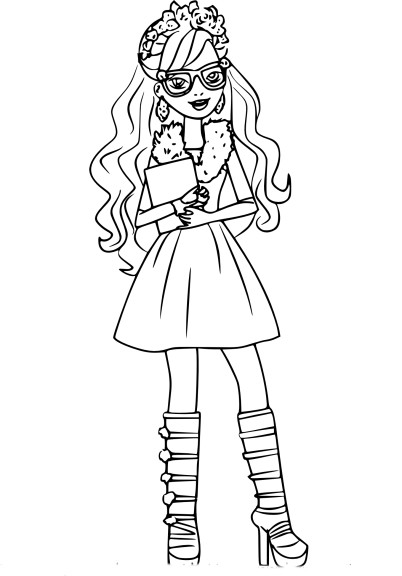 145 Enchanting Ever After High Coloring Pages Printable 58