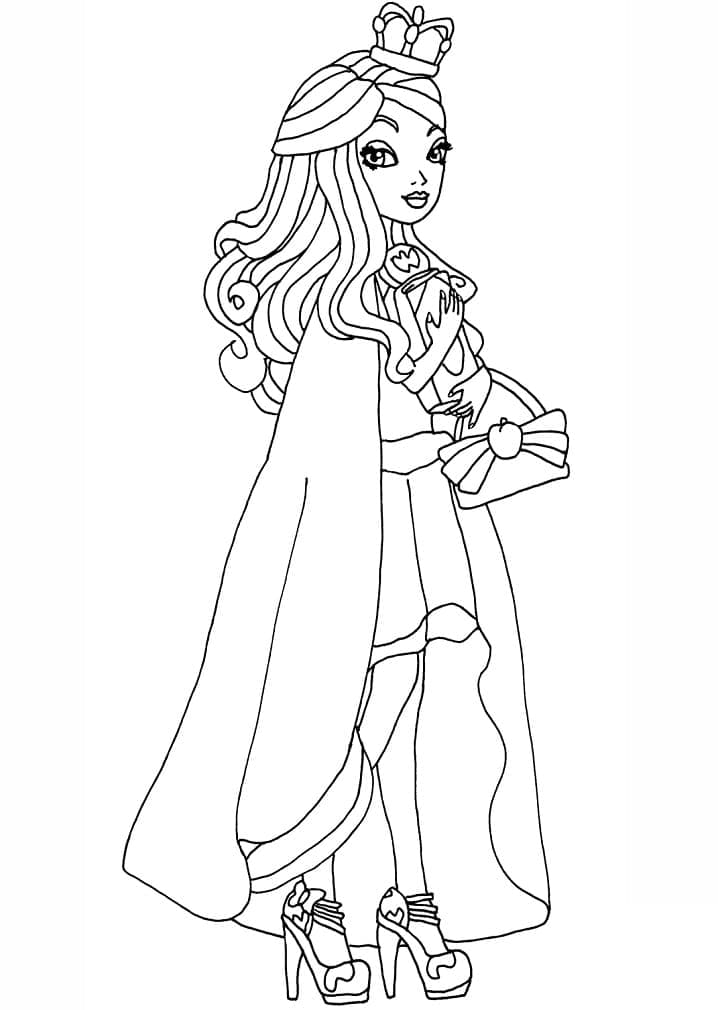 145 Enchanting Ever After High Coloring Pages Printable 59