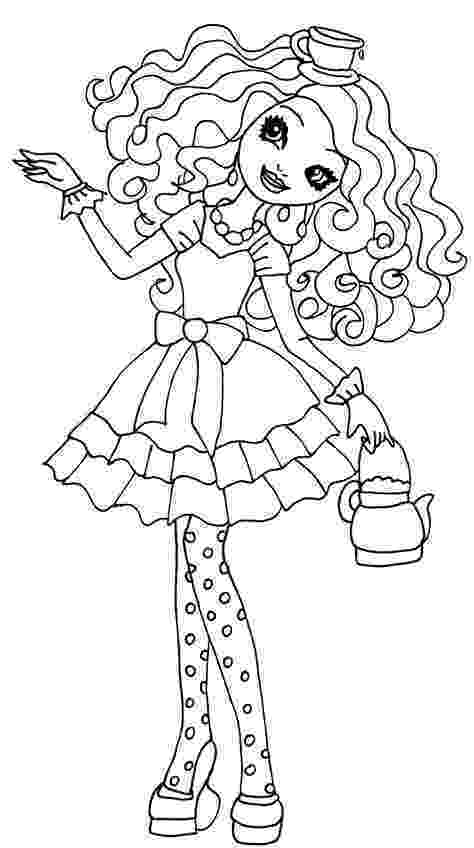 145 Enchanting Ever After High Coloring Pages Printable 70