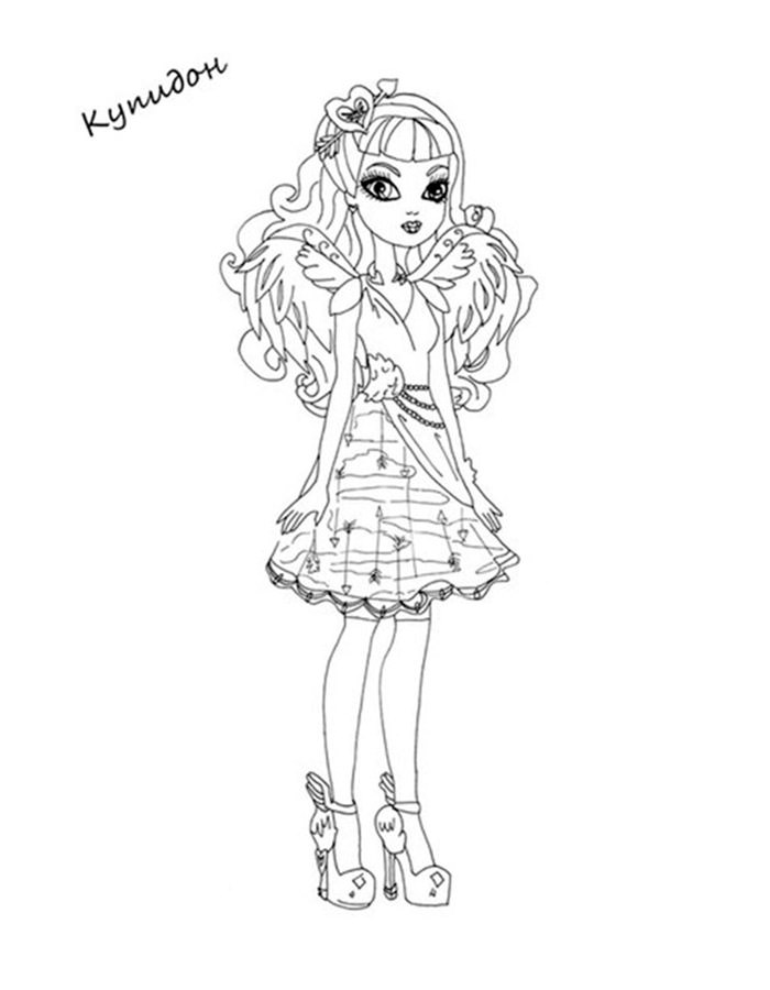 145 Enchanting Ever After High Coloring Pages Printable 73