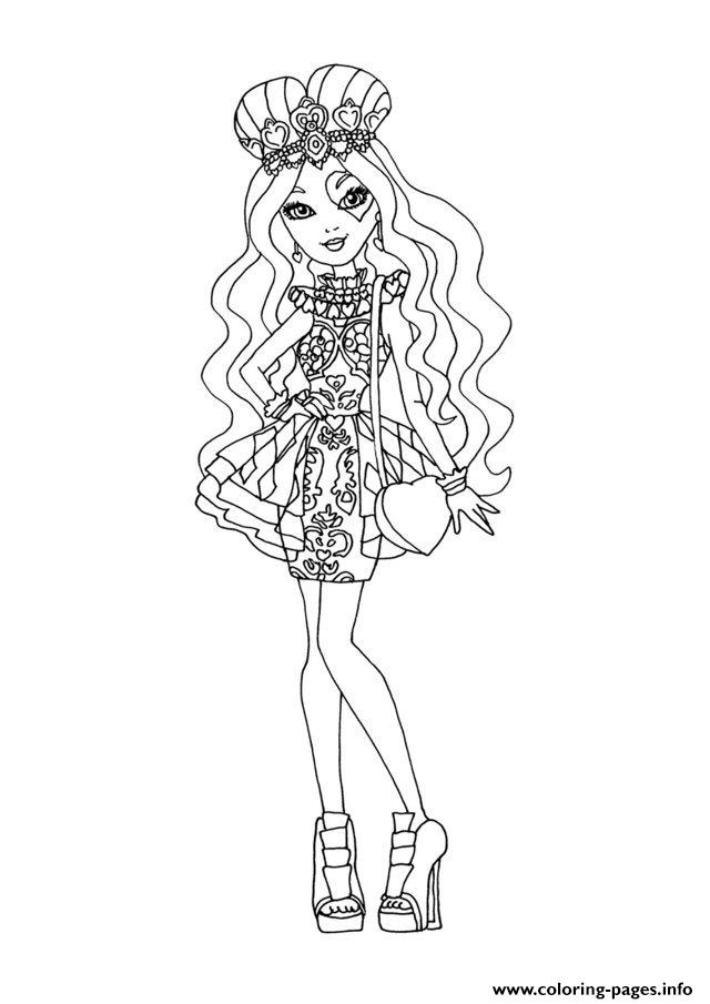 145 Enchanting Ever After High Coloring Pages Printable 79