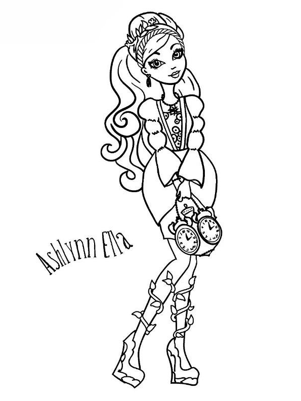 145 Enchanting Ever After High Coloring Pages Printable 81