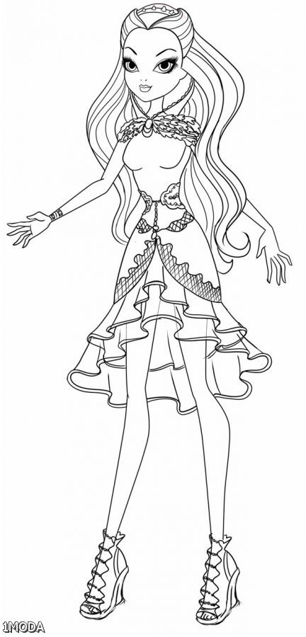 145 Enchanting Ever After High Coloring Pages Printable 83