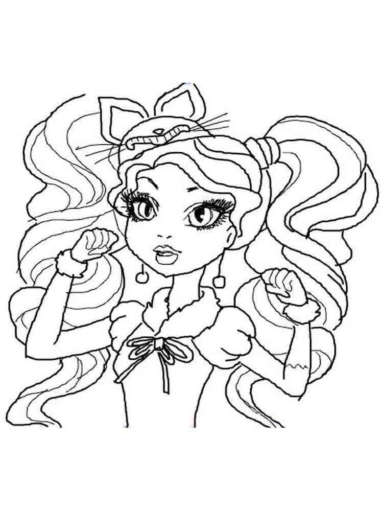 145 Enchanting Ever After High Coloring Pages Printable 86