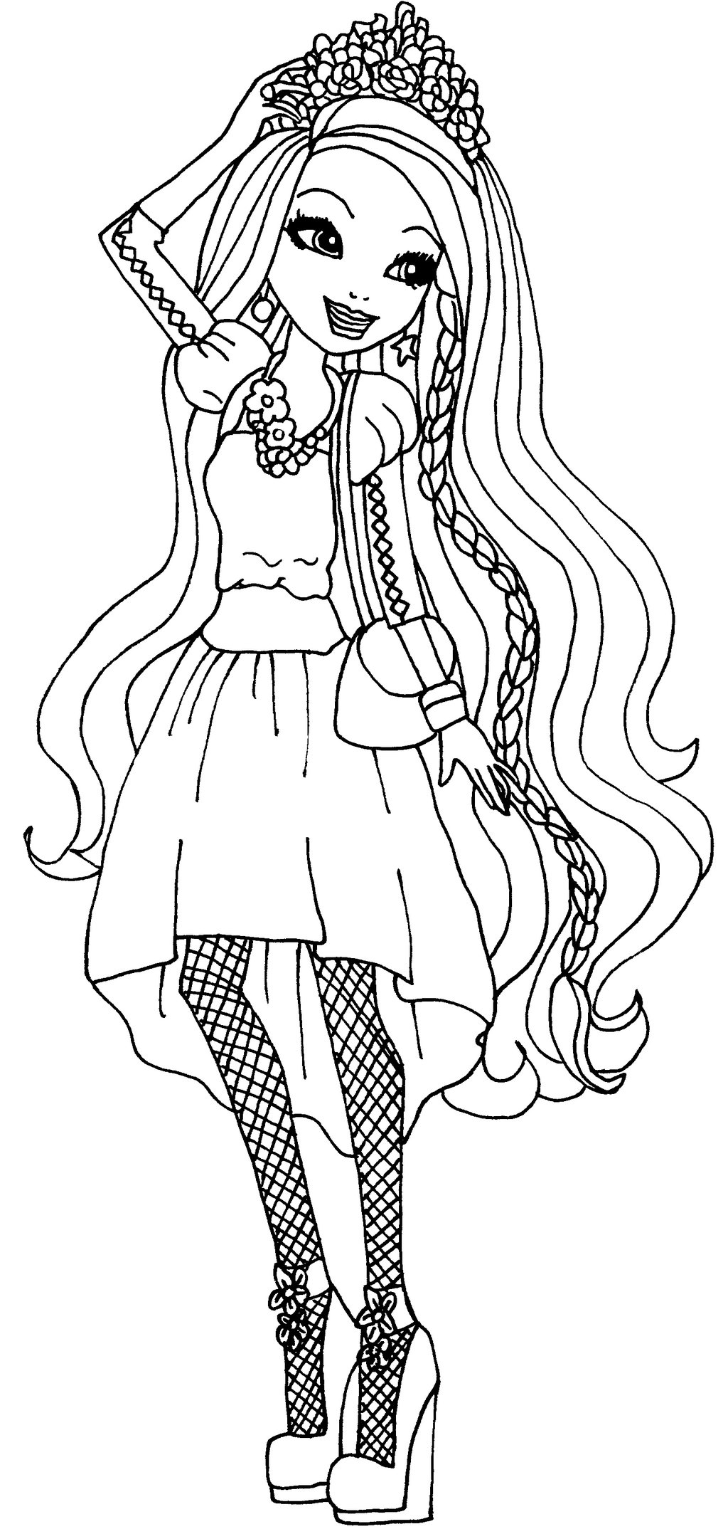 145 Enchanting Ever After High Coloring Pages Printable 91