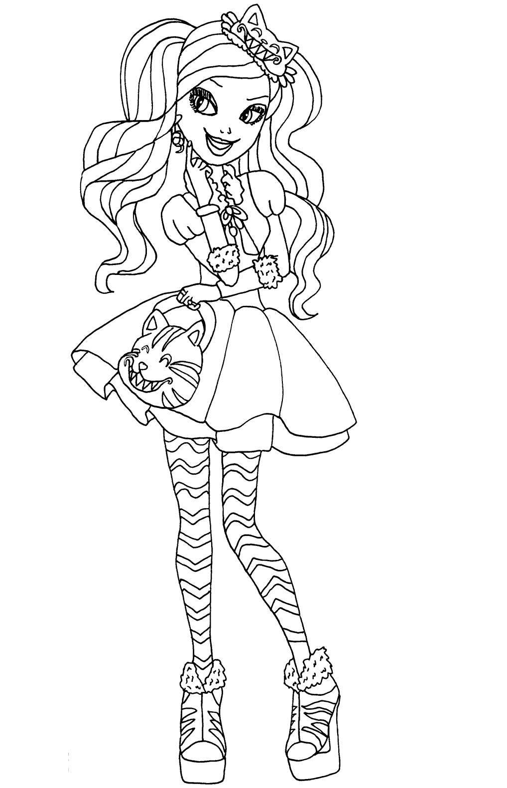 145 Enchanting Ever After High Coloring Pages Printable 97