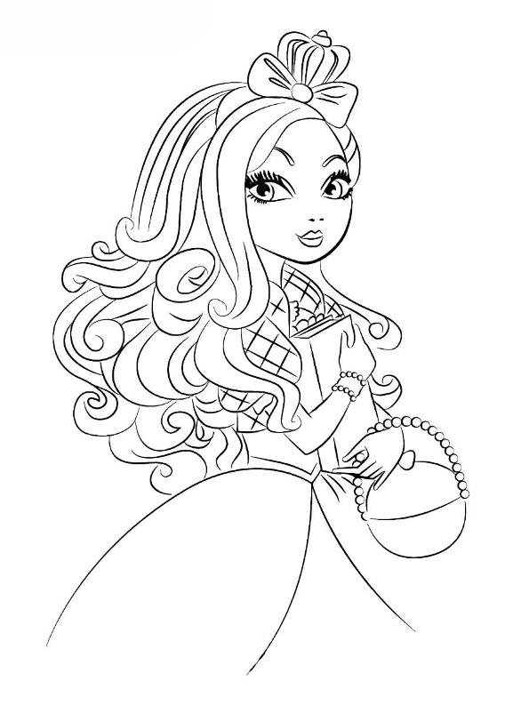 145 Enchanting Ever After High Coloring Pages Printable 99