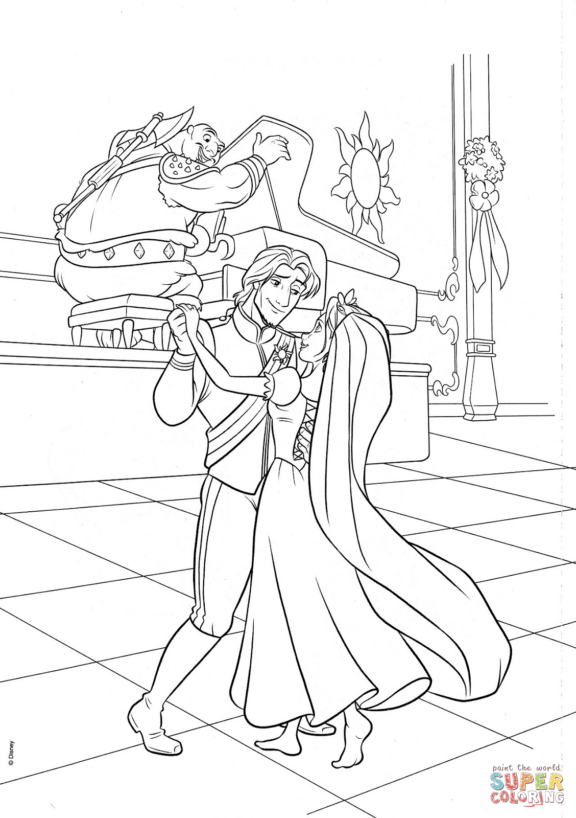 29 Tangled Coloring Pages Printable 11