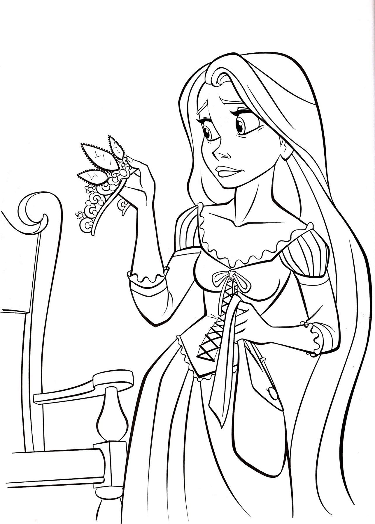 29 Tangled Coloring Pages Printable 14