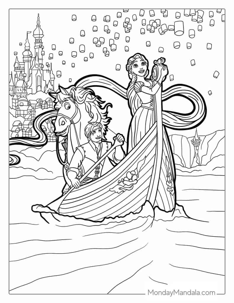 tangled coloring pages printable jpg