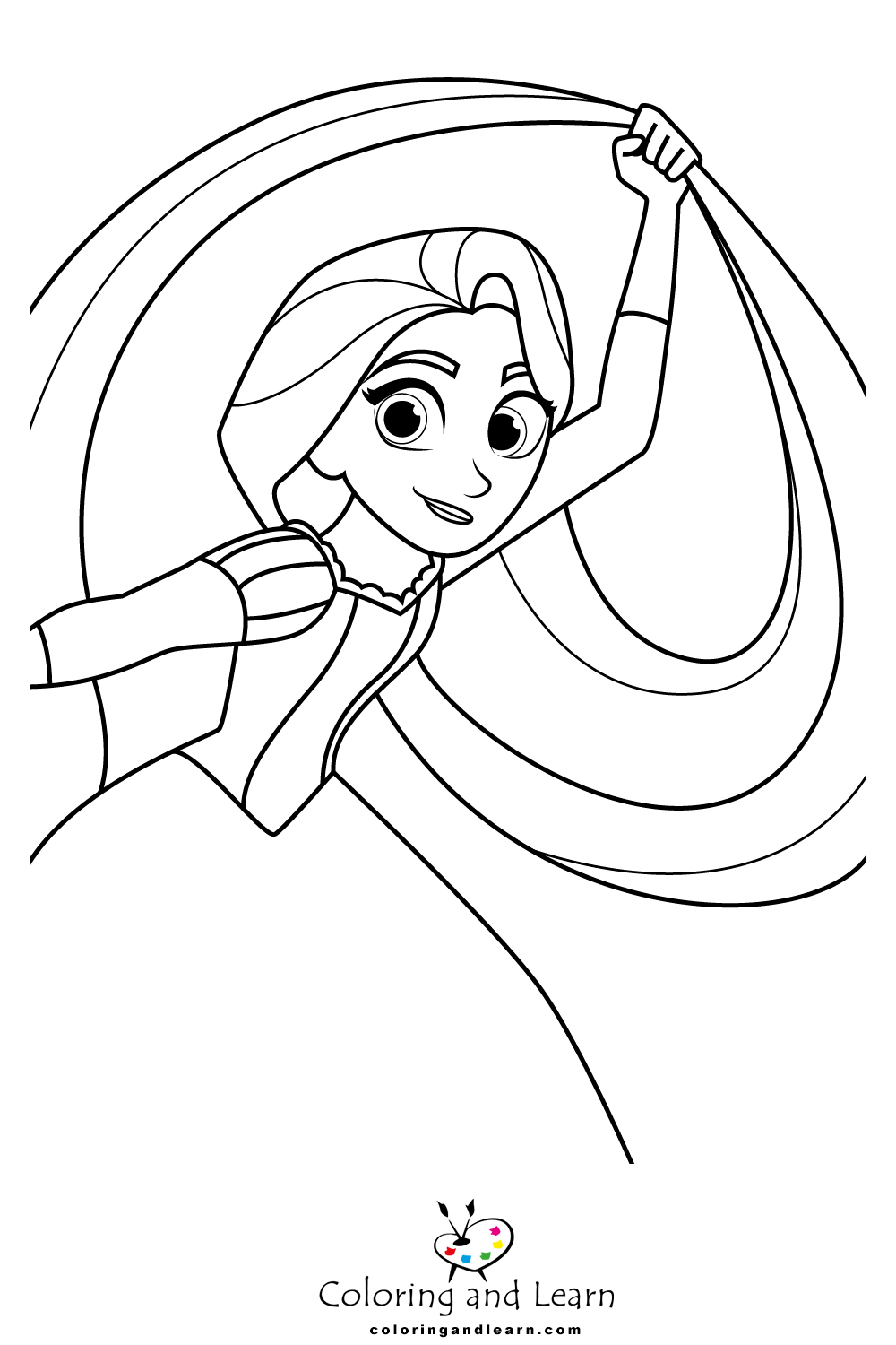 tangled coloring pages printable jpg