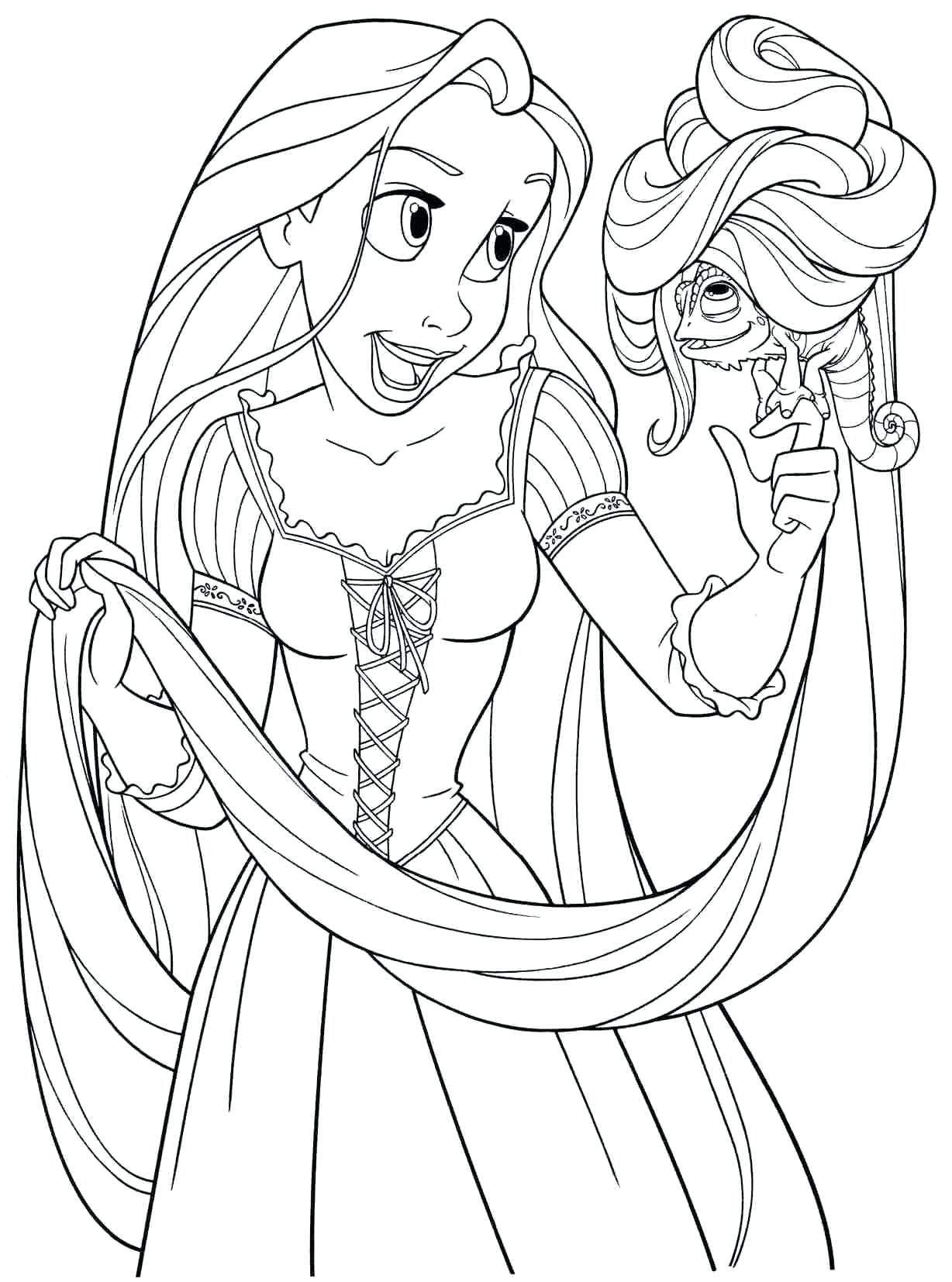 29 Tangled Coloring Pages Printable 21