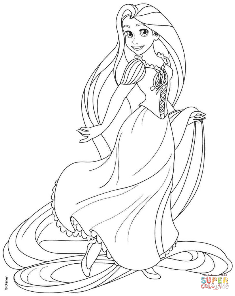 29 Tangled Coloring Pages Printable 29