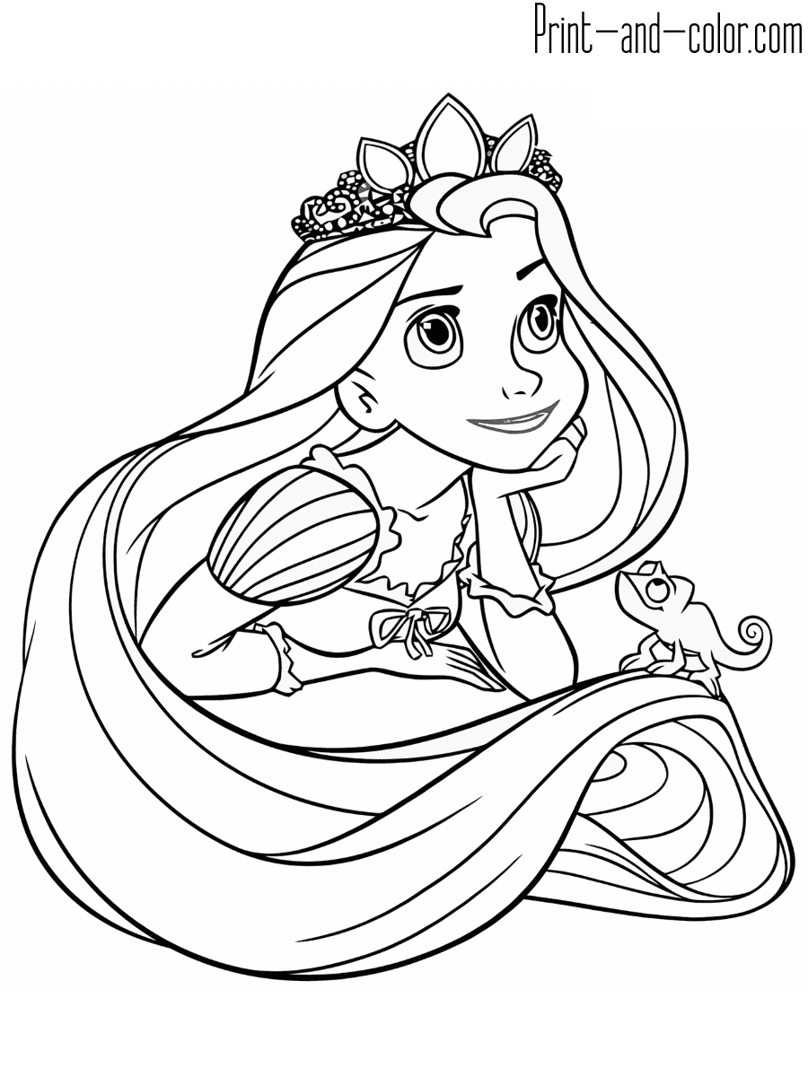 29 Tangled Coloring Pages Printable 30