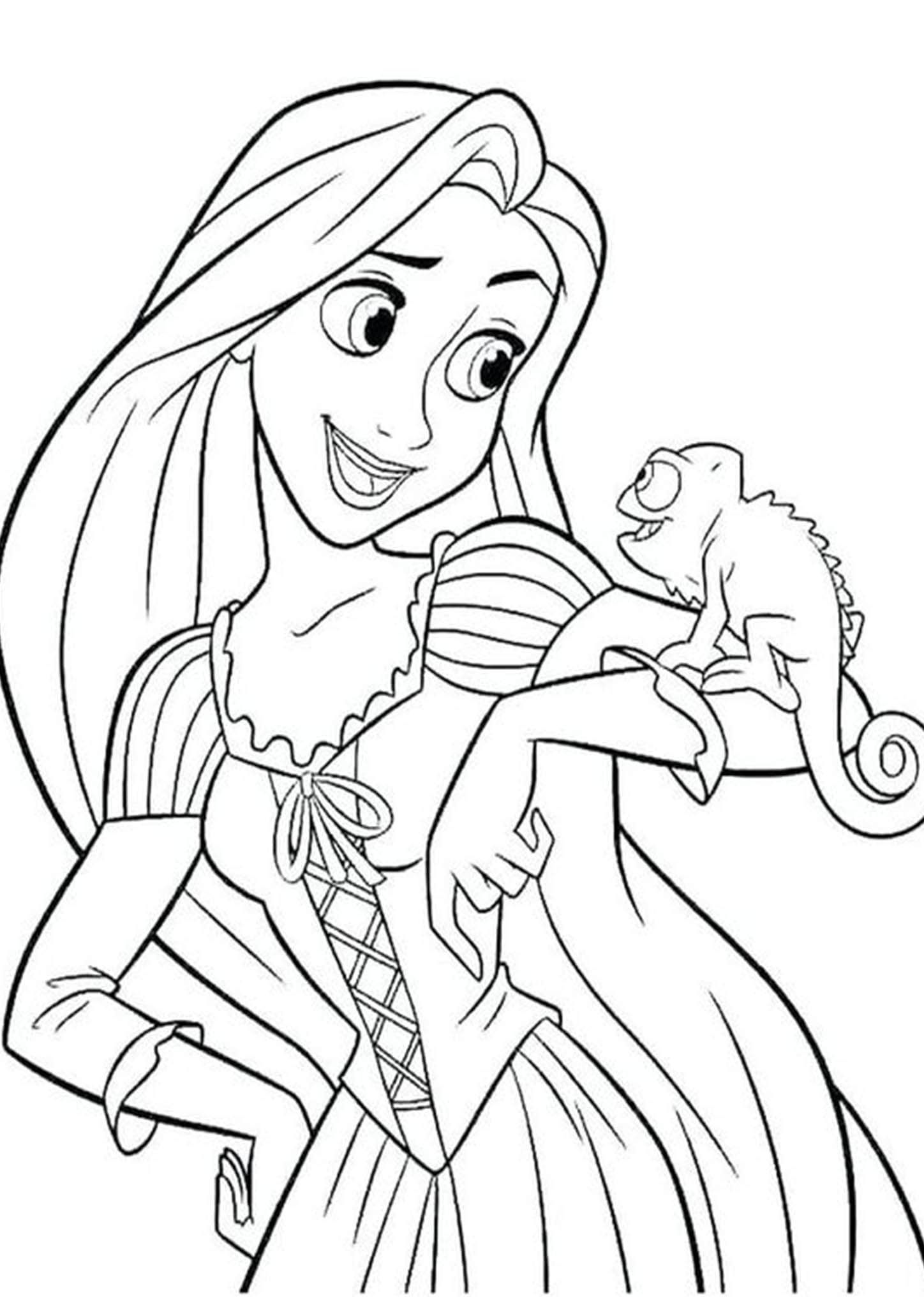 29 Tangled Coloring Pages Printable 31