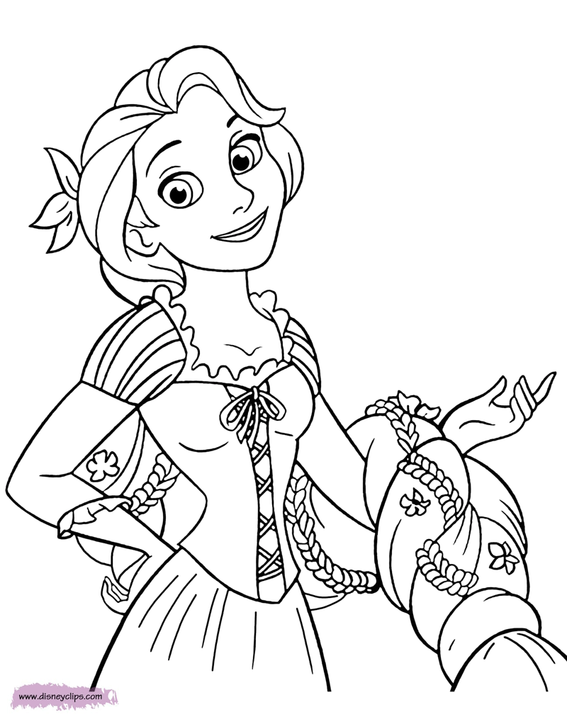 29 Tangled Coloring Pages Printable 32