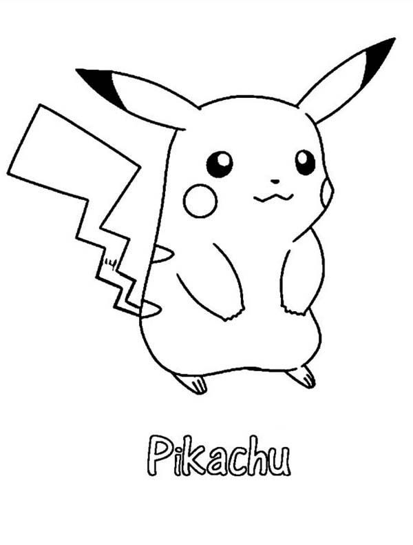 30 Fun Pikachu Coloring Pages Printable 11