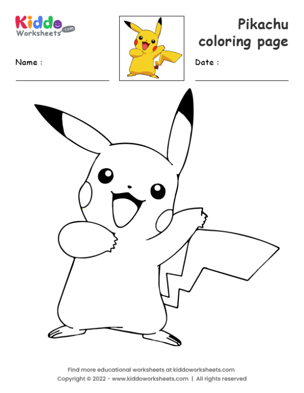 fun pikachu coloring pages printable jpg