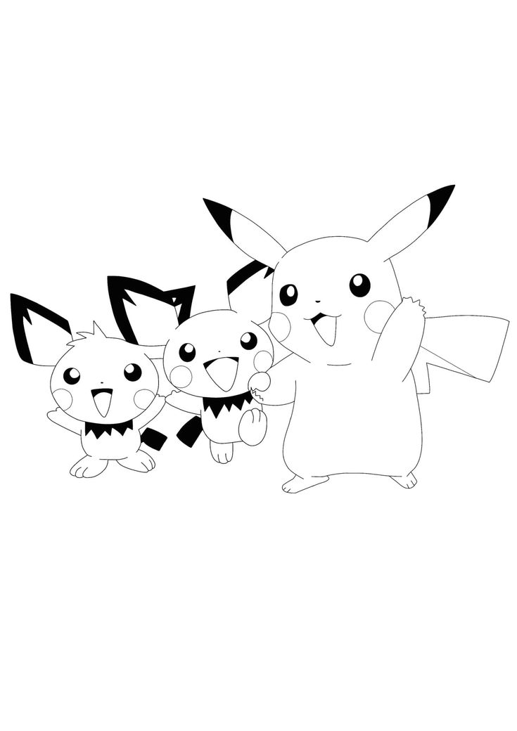 30 Fun Pikachu Coloring Pages Printable 22