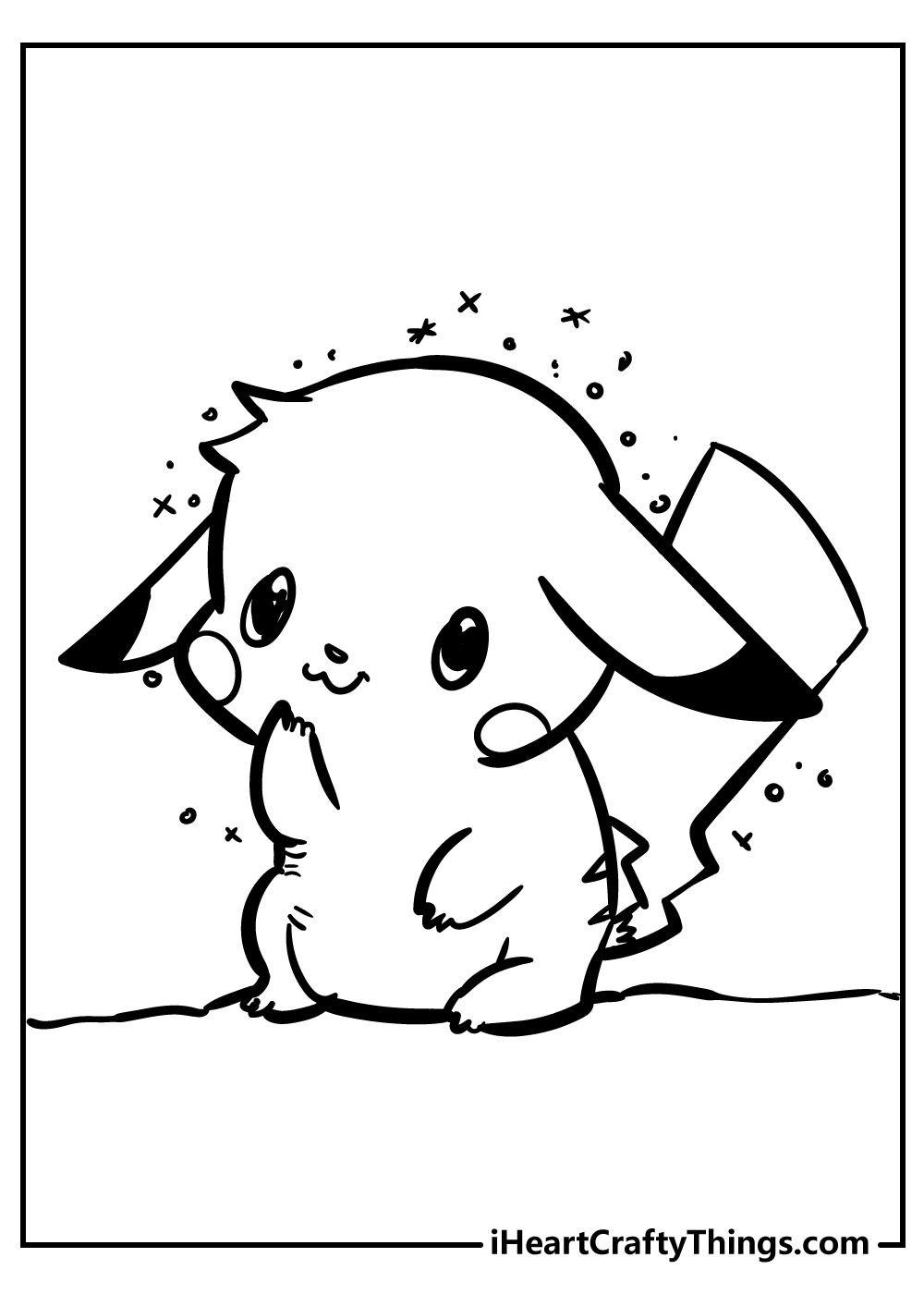 30 Fun Pikachu Coloring Pages Printable 25