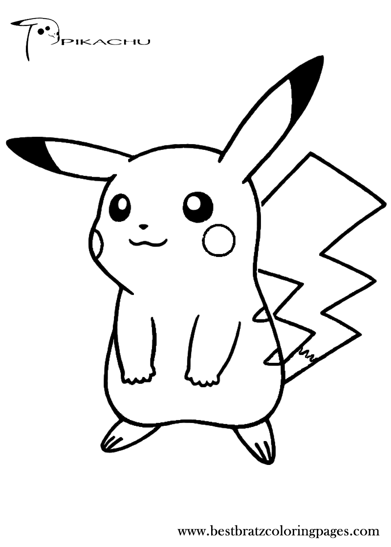 30 Fun Pikachu Coloring Pages Printable 7