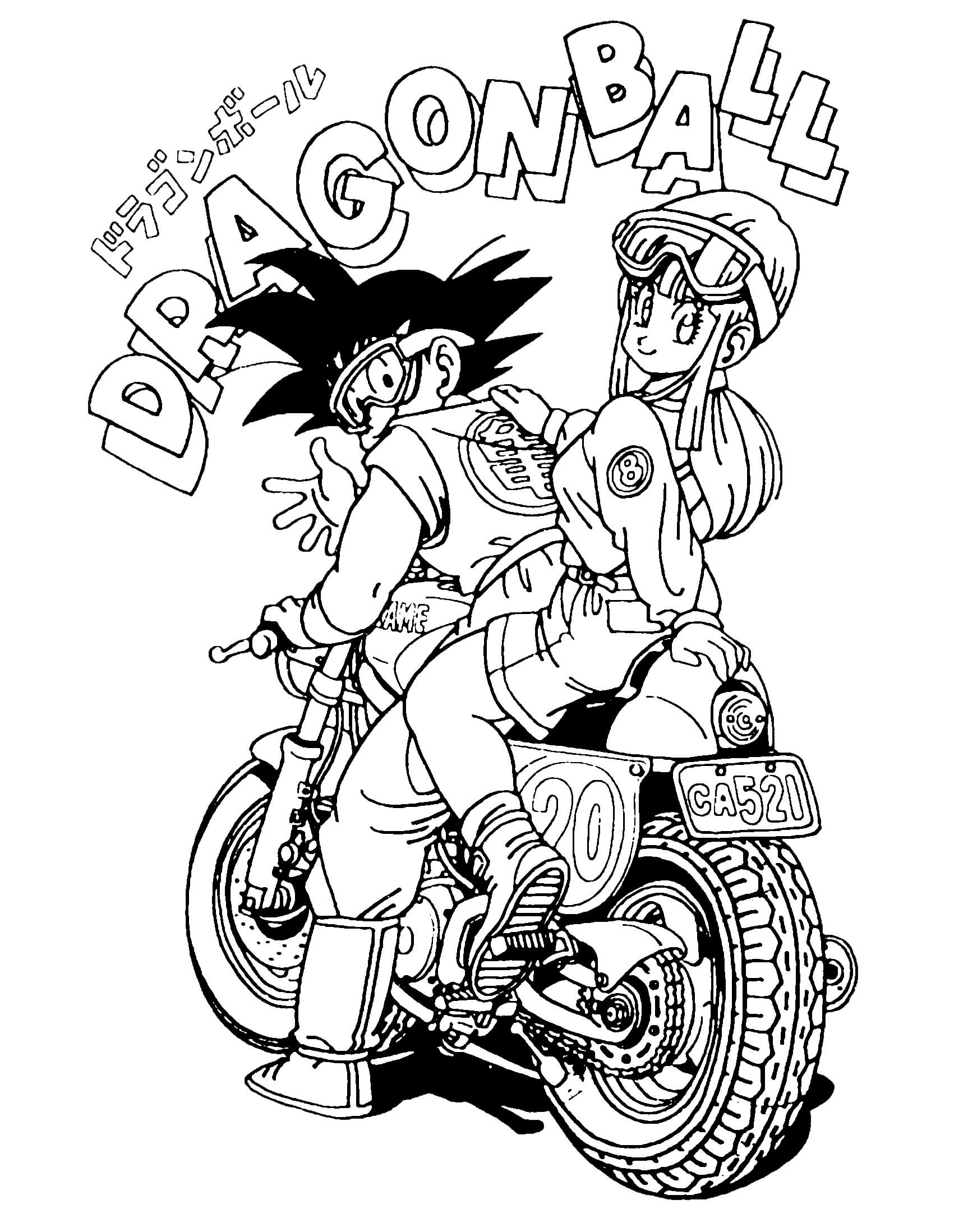 31 Energetic Dragon Ball Z Coloring Pages Printable 25