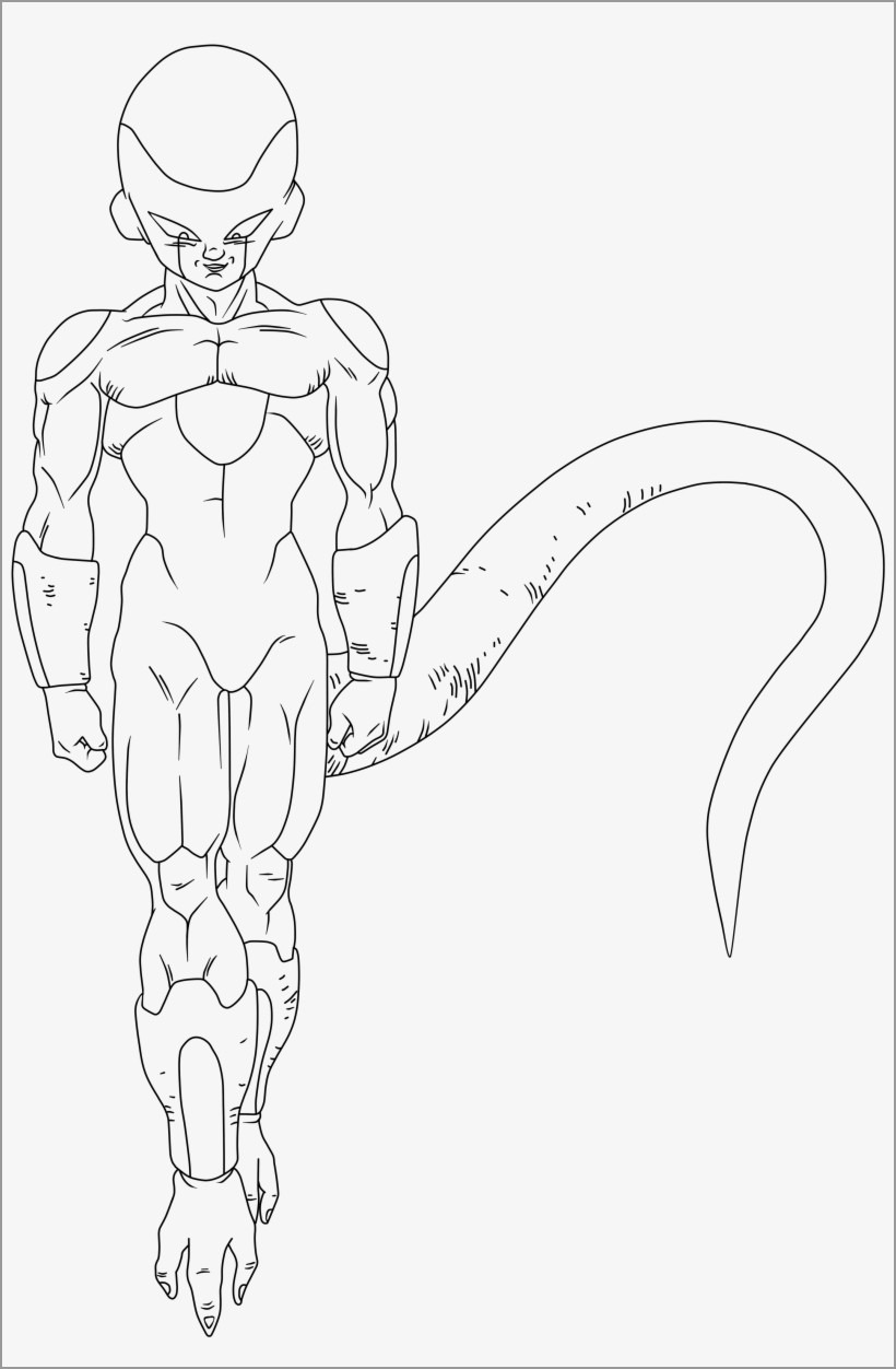 31 Energetic Dragon Ball Z Coloring Pages Printable 29