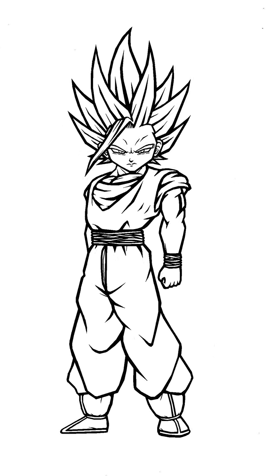 31 Energetic Dragon Ball Z Coloring Pages Printable 34