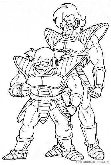 31 Energetic Dragon Ball Z Coloring Pages Printable 35