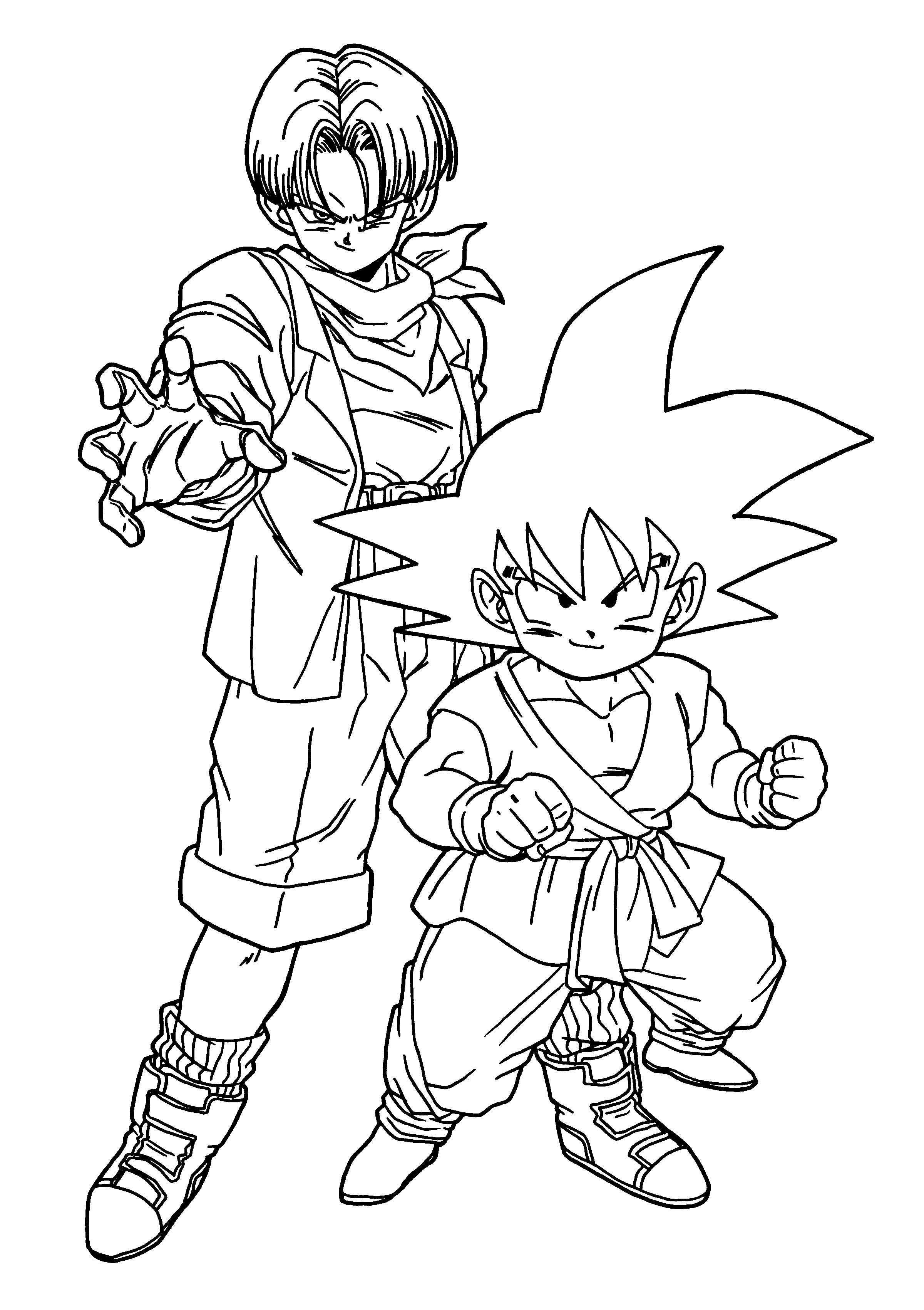 31 Energetic Dragon Ball Z Coloring Pages Printable 7