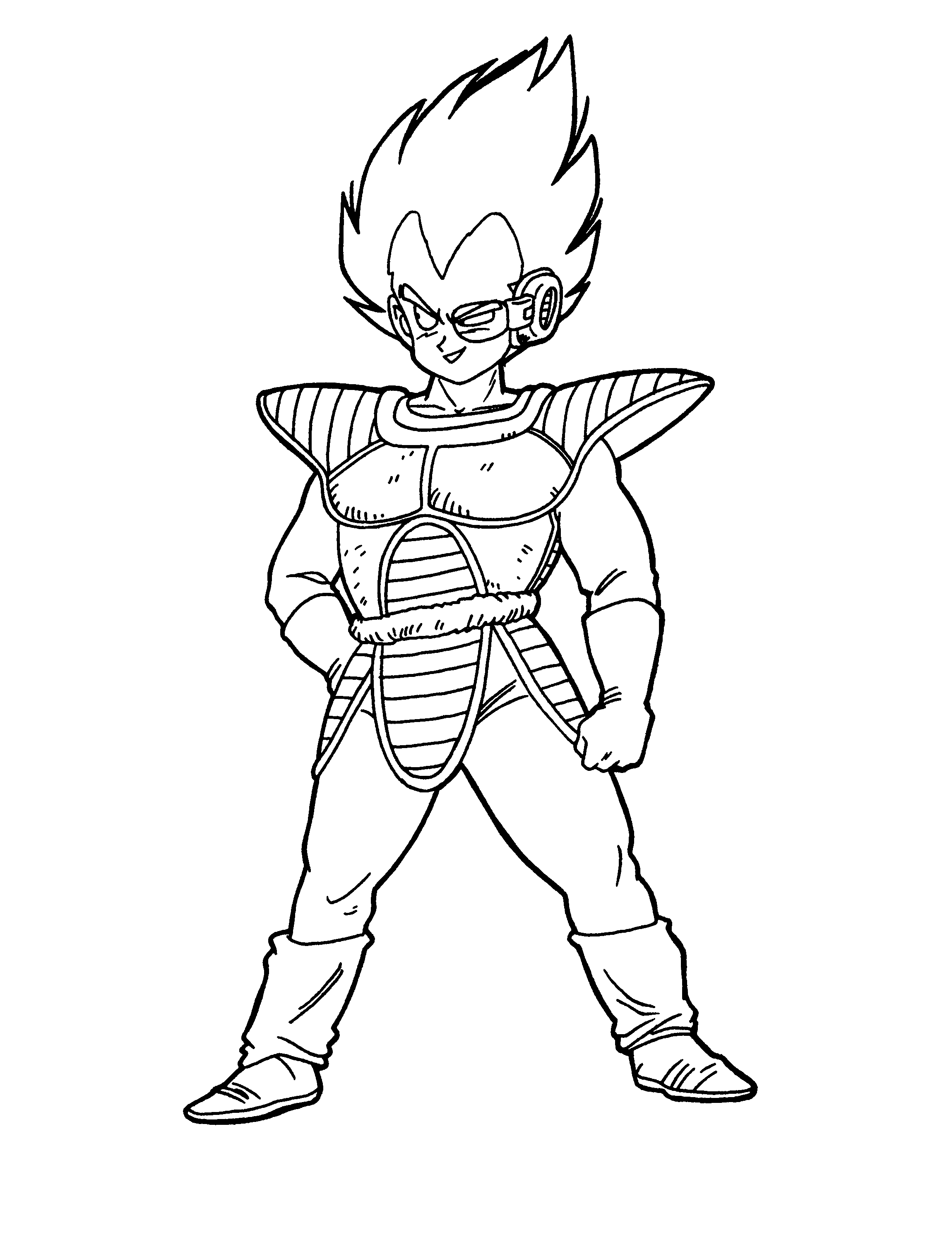 31 Energetic Dragon Ball Z Coloring Pages Printable 8